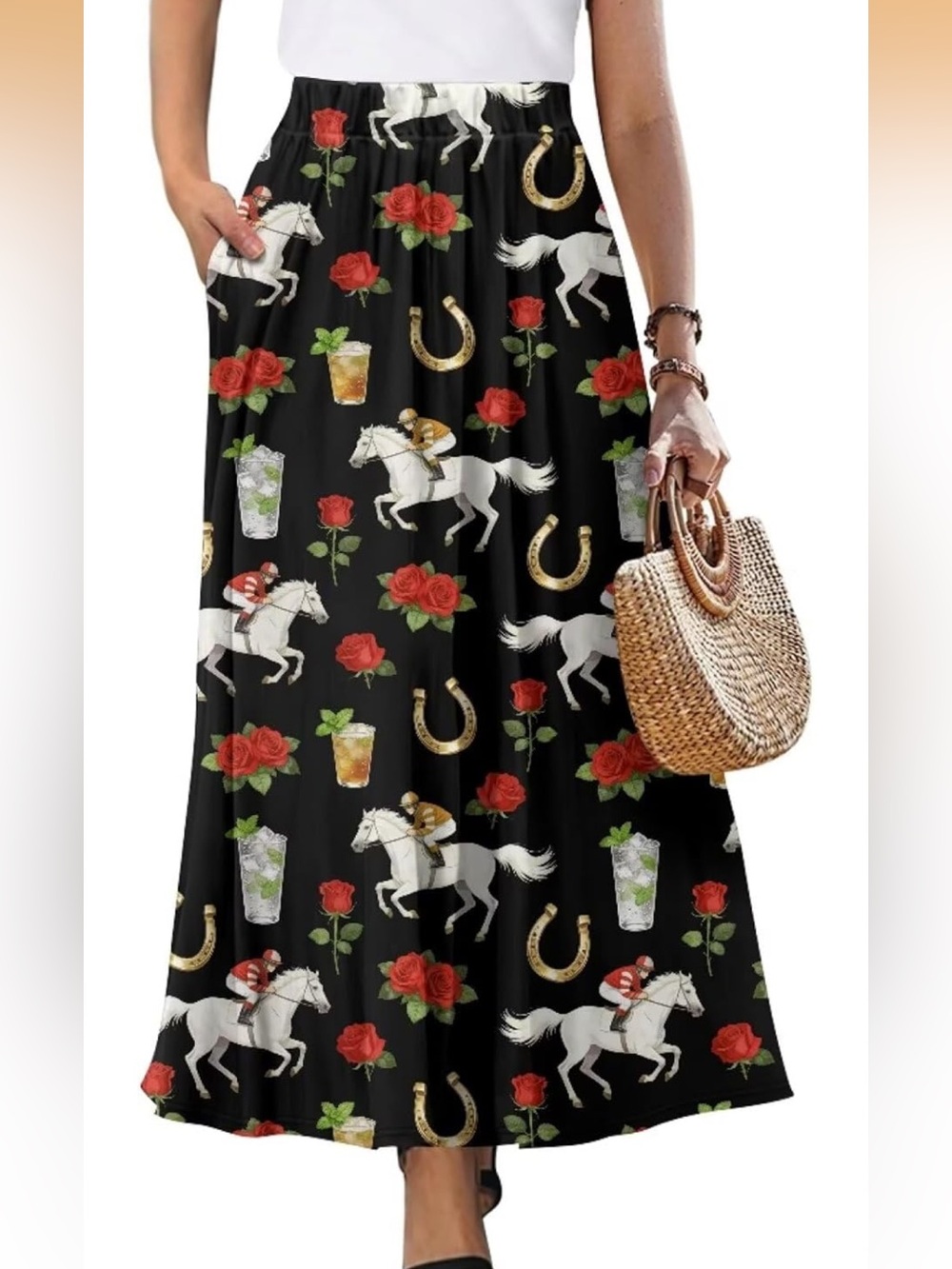 Women’s Maxi Derby Horse Skirt